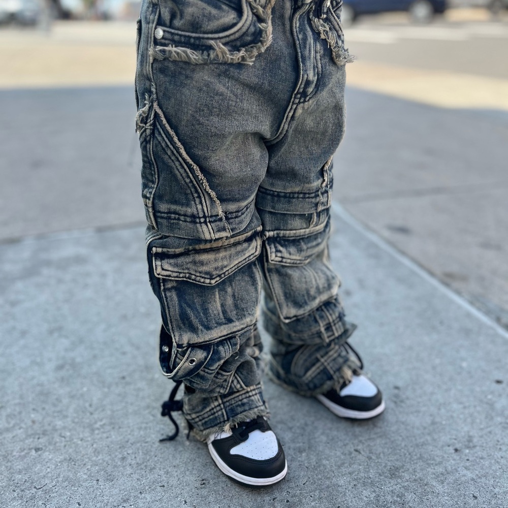 Stylish Black Denim Kids Bottoms